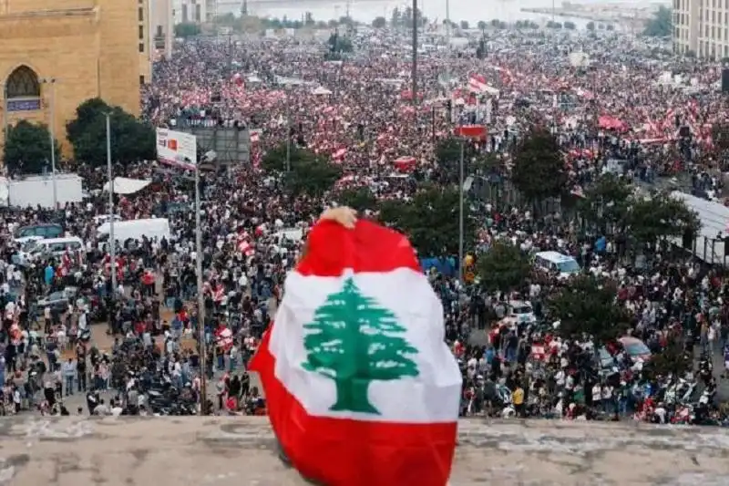 Պահանջատիրական մեծ երթ՝ Բեյրութում