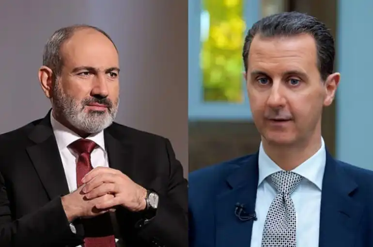 Կը հաստատեմ մեր պատրաստակամութիւնը աջակցելու Սուրիոյ վերականգնման. Փաշինեանը` Ասատին