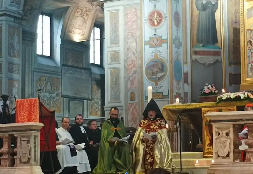 Հռոմի մէջ.  Հայոց Ցեղասպանութեան նահատակներու նուիրուած աղօթք 