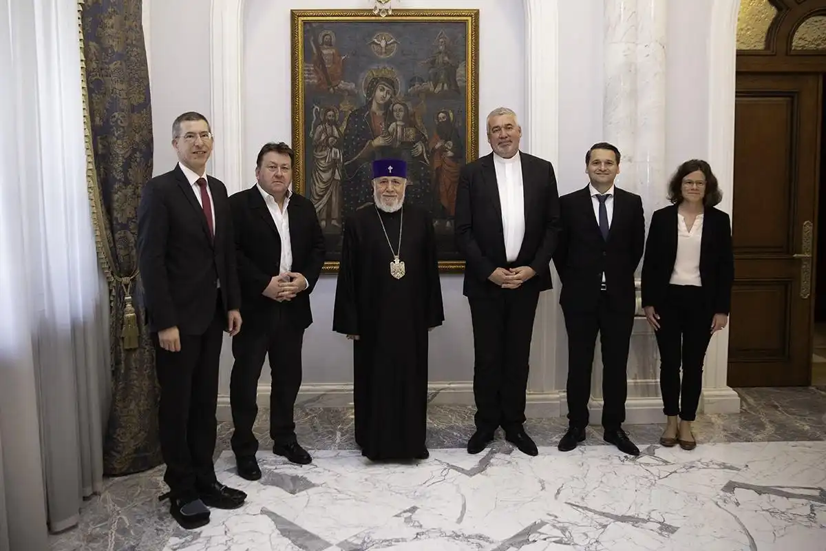 Ամենայն Հայոց Կաթողիկոսն ընդունեց «Կարիտաս Գերմանիա» կազմակերպության անդամներին