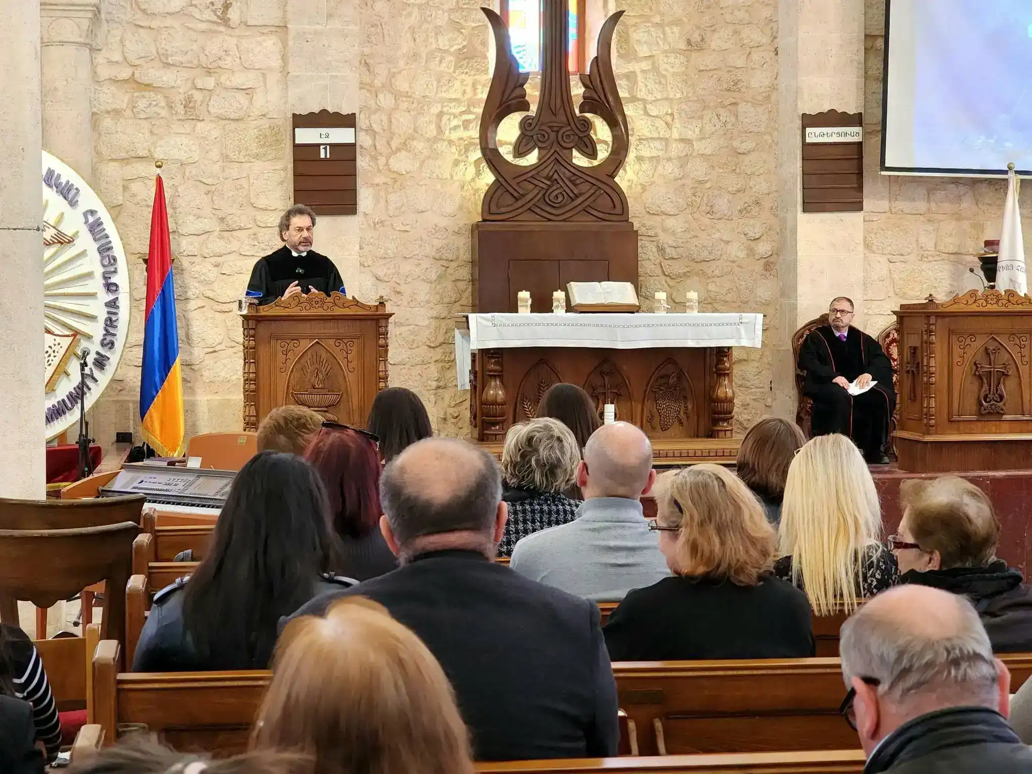 Հալէպ. Միացեալ Պաշտամունք նուիրուած՝ Ապրիլեան Նահատակներուն 