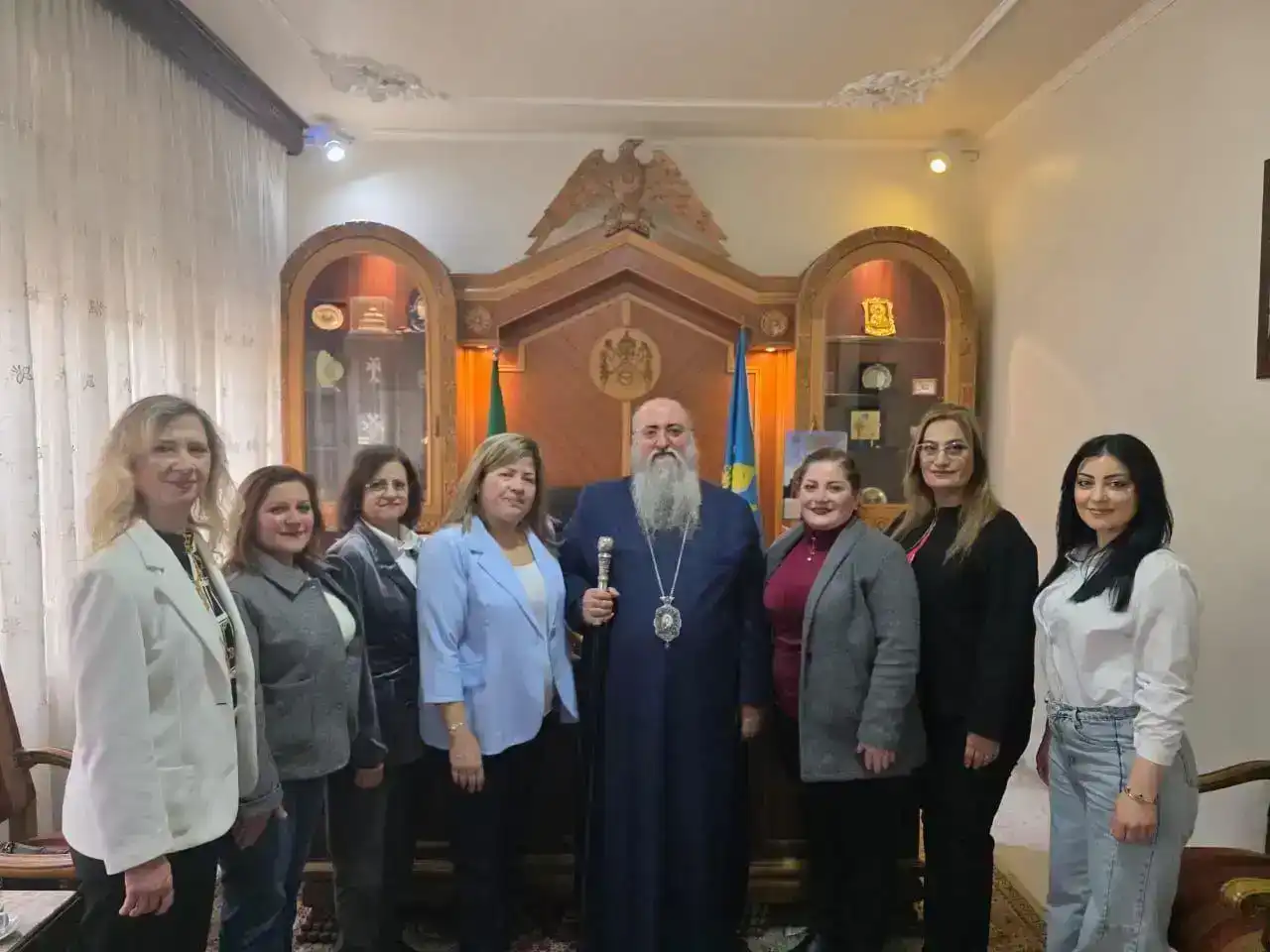 Գերմանիկ- Վասպուրական Մշակութային Միութեան Տիկնանց վարչութեան այցը՝ Առաջնորդ Սրբազան Հօր 