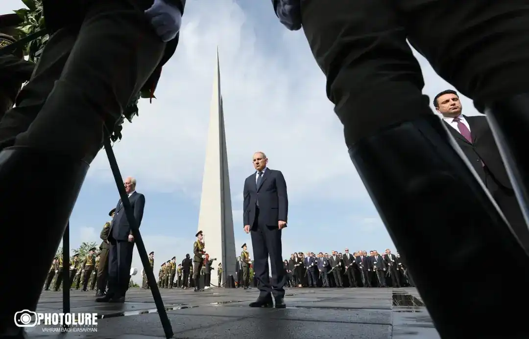 Ապրիլի 24-ի երթը նաեւ պատմութիւնը գնահատելու եւ Մեծ եղեռնի կրկնութիւնը թոյլ չտալու հաստատակամութեան դրսեւորում է. Փաշինեան