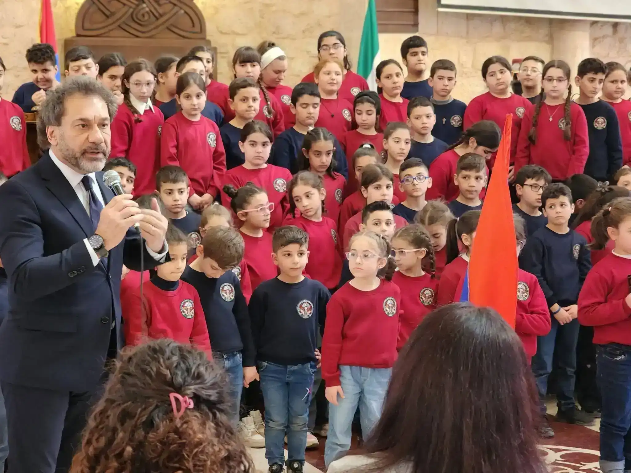 Հալէպ. Հայոց Ցեղասպանութեան 111-րդ տարելիցին առթիւ աշակերտական ոգեկոչում 