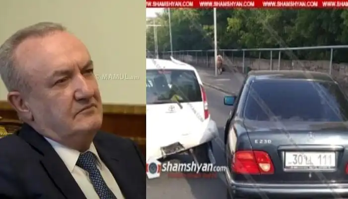 Վթարի է ենթարկվել ԿԳՄՍ նախարարի որդին