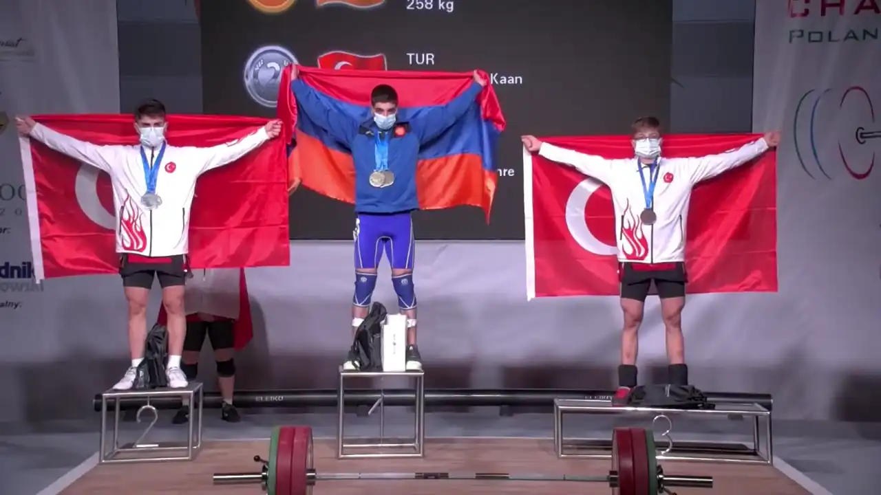 Յաղթելէ ետք 2 թուրքերու.Հայ ծանրամարտիկը Եւրոպայի ախոյեան 