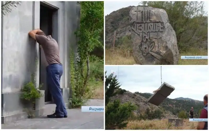 Բերձորէն եւ շրջակայ շէներէն հայոց մշակութային կոթողները կը տարհանուին 