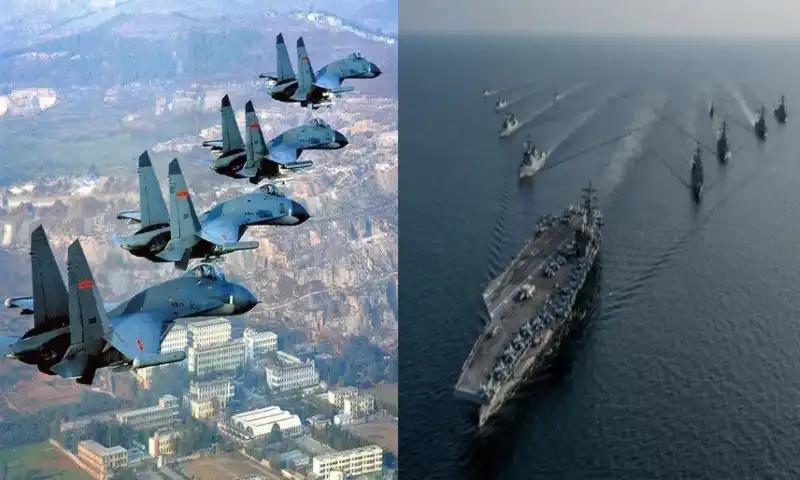 Չին բանակը ռազմական մեծ կուտակումներ կը հասցընէ դէպի Թայուան 