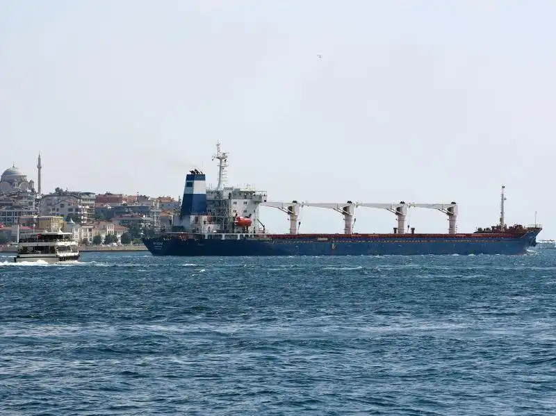 Ուքրանիա. Եգիպտացորենով նաւը դուրս եկաւ Չերնոմորսկի նաւահանգստէն. Թուրքիոյ Պաշտպանութեան Նախարարութիւն 