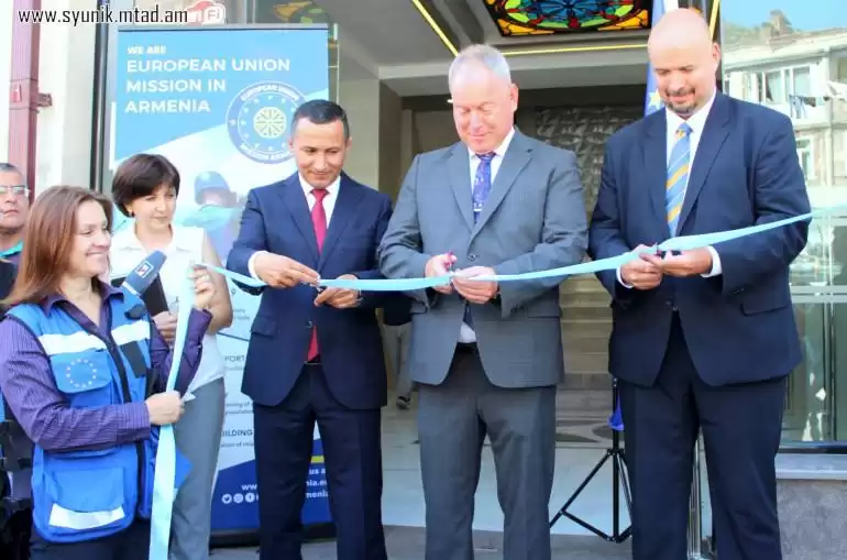 Հայաստանի մէջ  Եւրոպական Միութեան առաքելութիւնը իր երկրորդ գրասենեակը բացաւ Սիւնիքի մէջ