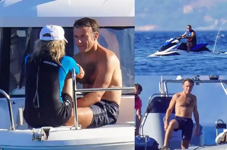 Մաքրոնի արձակուրդին մասին լուր եւ լուսանկարներ...