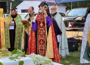 Առաջնորդ  Գերշ.  Տ. Անուշաւան արք.ի այցը՝Մասաչուսէց