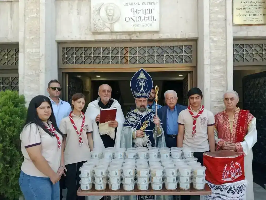 Դամասկոսի մէջ նշուեցաւ Սբ. Աստուածածնի Վերափոխման տօնն ու աւանդական Խաղողօրհնէքը