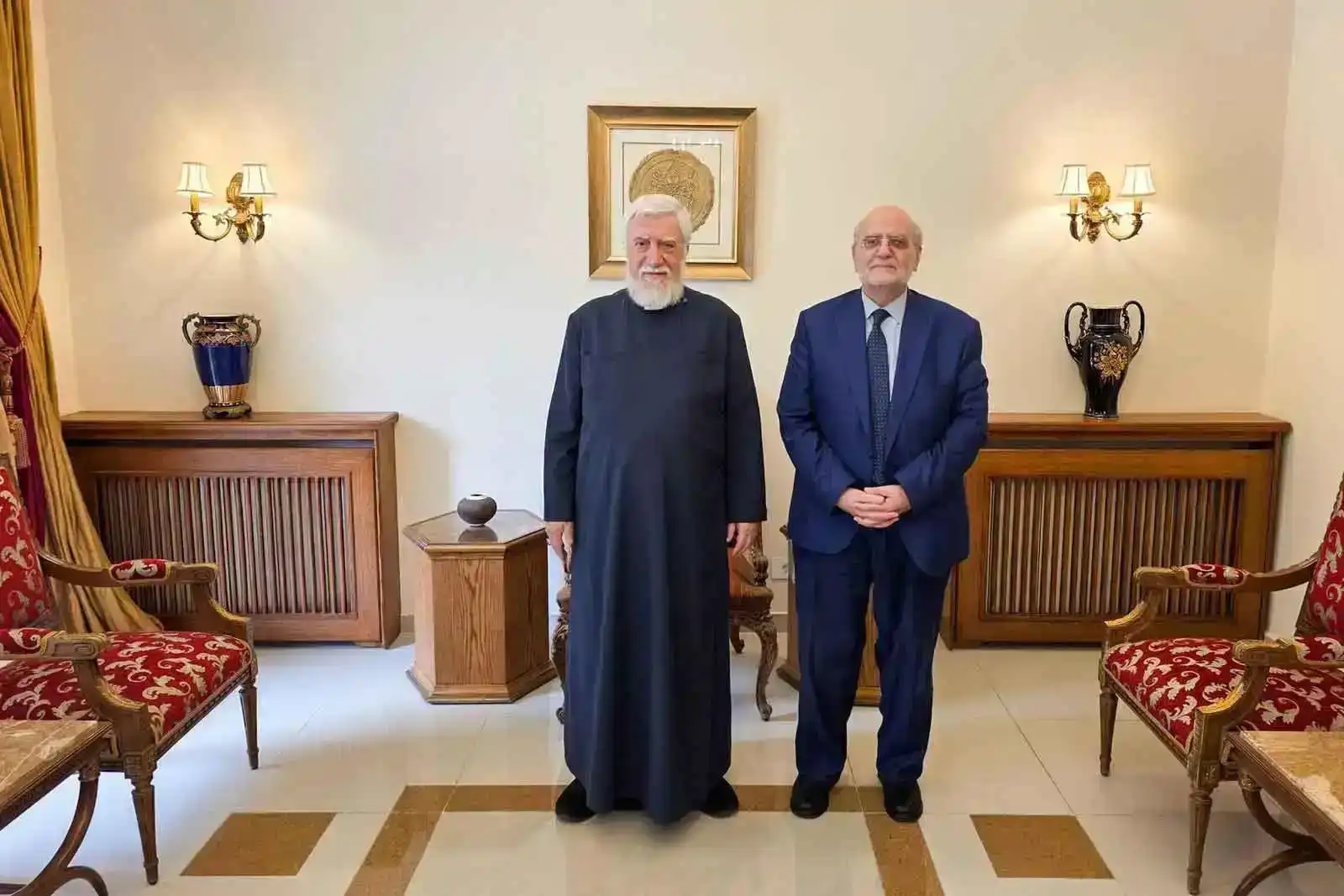 Հաղորդագրութիւն. Արամ Ա. Կաթողիկոս ընդունեց ՄԱԵԽ-ի Ընդհանուր քարտուղարը