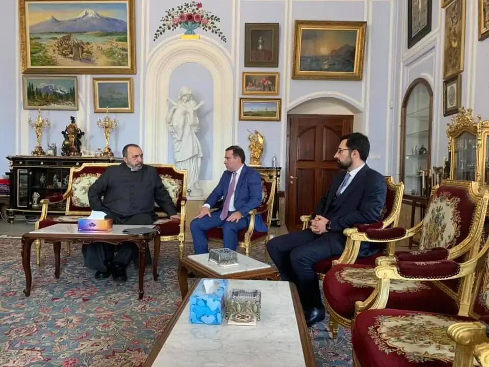   Ռուսաստանի դեսպանատան  առաջին քարտուղարը այցելեց՝  Ամեն. Տ. Նուրհան Պատրիարքին 