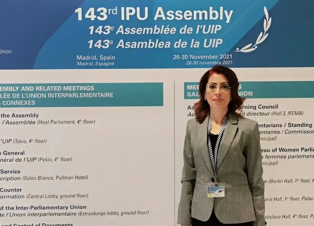 Նորա Արիսեանի մասնակցութիւնը Մատրիտի Խորհրդարանական ժողովին