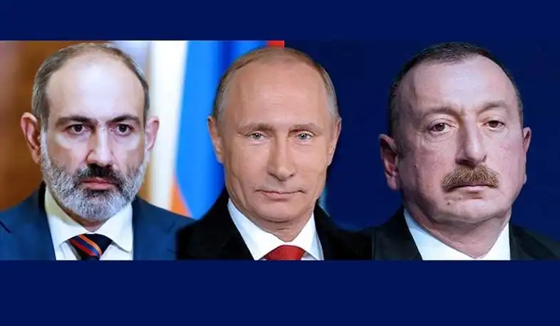 Ս. Փեթերսպուրկի մէջ Փաշինեան, Ալիեւ եւ Փութին զրոյց կայացած է 