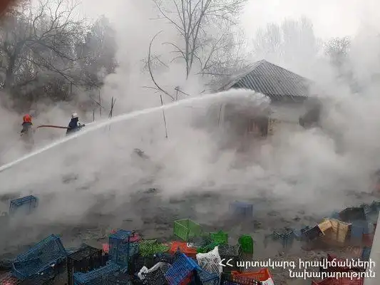 Երեւանի մէջ. Մարուած է «Դոդոխեան» փողոցի վրայ ծագած հրդեհը 