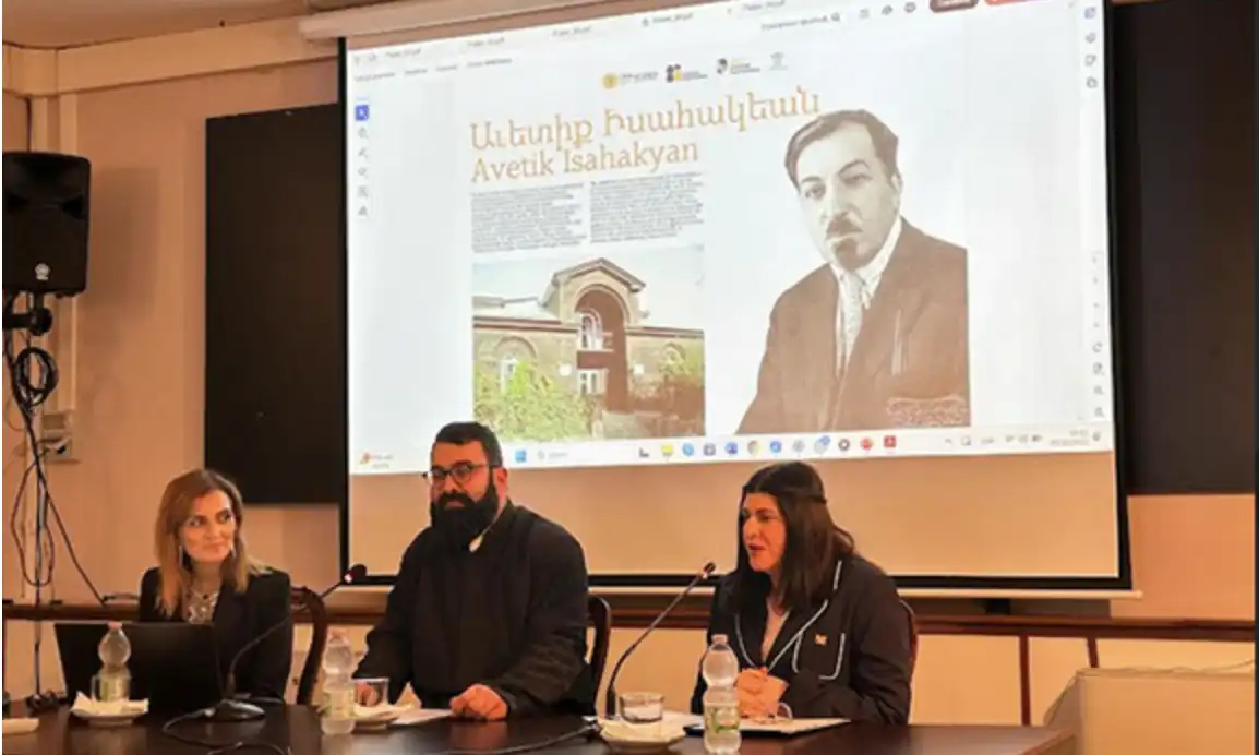 Սուրբ Ղազարի Մխիթարեան Մայրավանքին մէջ՝ Աւետիք Իսահակեանի ծննդեան 150-ամեակին նուիրուած հանդիսութիւն