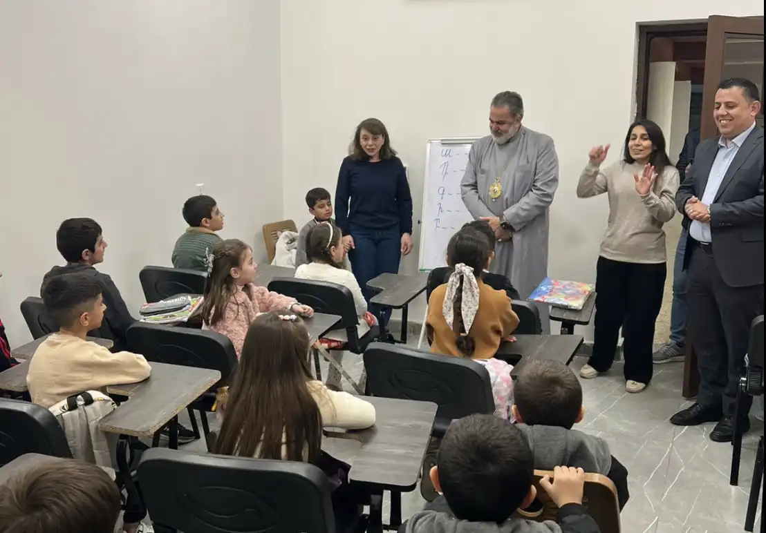 Իրաքի Թեմի Առաջնորդի հանդիպումը՝ Զախոյի Կիրակնօրեայ դպրոցի աշակերտութեան հետ