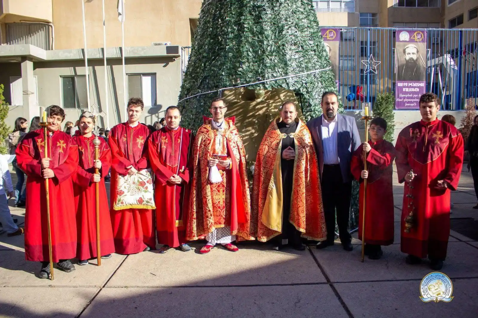 Սուրբ Ծննդեան Պատարագ Հայ Կաթողիկէ՝ Հարպոյեան-Սուրբ Խաչ վարժարանին մէջ