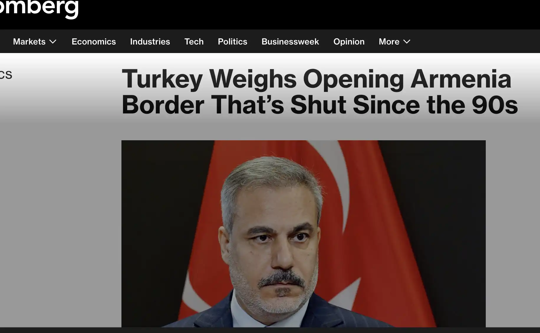 Հայ-թրքական սահմանը կրնայ բացուիլ Հայաստանի ընտրութիւններէն առաջ