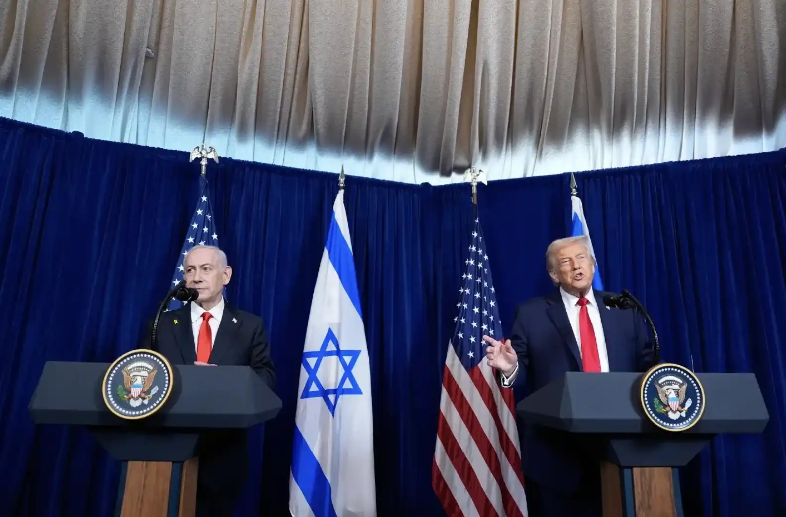 Թրամփ Նաթանիահուի հետ հանդիպման ժամանակ նախազգուշացում ըրած է Իրանին եւ սպառնացած «Համաս»-ին