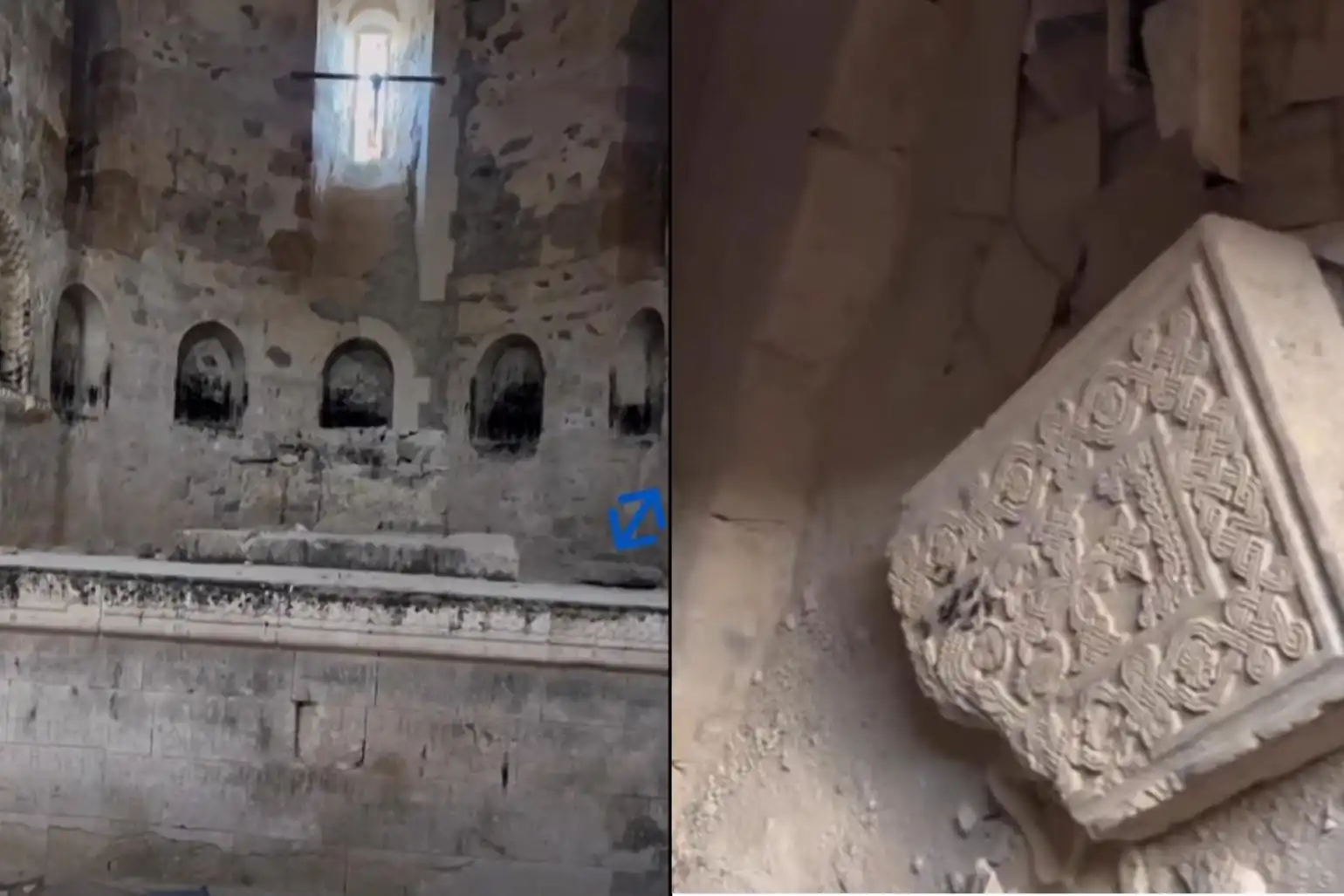 Ատրպէյճանցիները վանտալիզմի ենթարկած են բռնագրաւուած Արցախի Երից Մանկանց վանքը