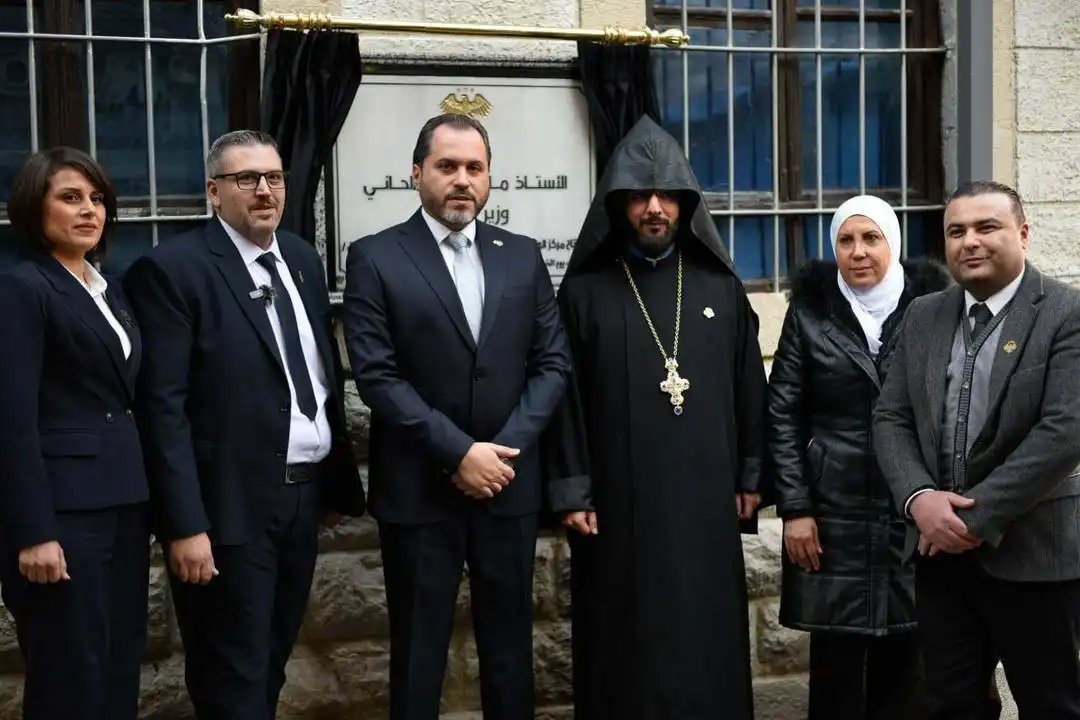 Դամասկոսի մէջ մասնակցութիւն «Ալ-Ուատի» զբօսաշրջութեան եւ պանդոկավարութեան մարզումի կեդրոնի բացման հանդիսութեան