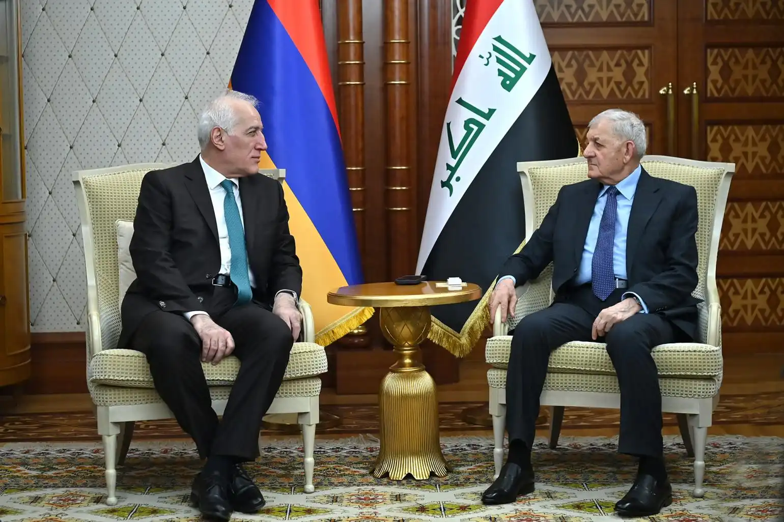 Խաչատուրեանն ու Իրաքի նախագահը քննարկած են TRIPP-ը