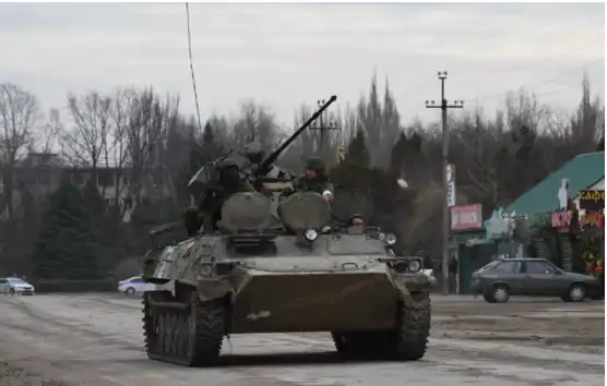   Ռուսական թանկերը դէպի Քիէւ 