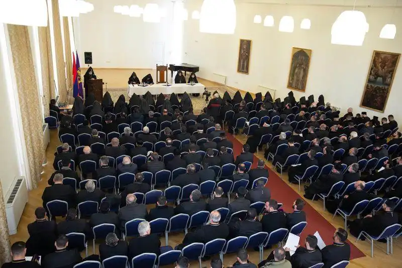 Քահանայից հաւաք Մայր Աթոռում    	