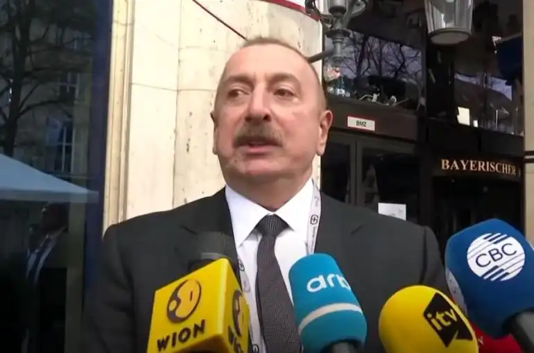 Ալիեւ խօսած է Հայաստանի սահմանին անցակէտ տեղադրելու մասին 