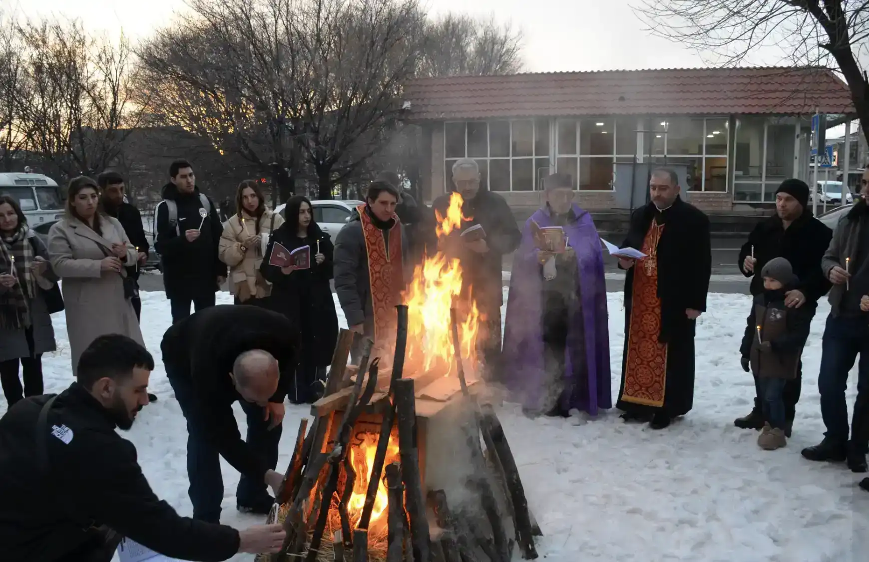 Գիւմրի. Տեղի ունեցած է զոյգերու օրհնութիւն, նշուած է Տեառնընդառաջի տօնը    