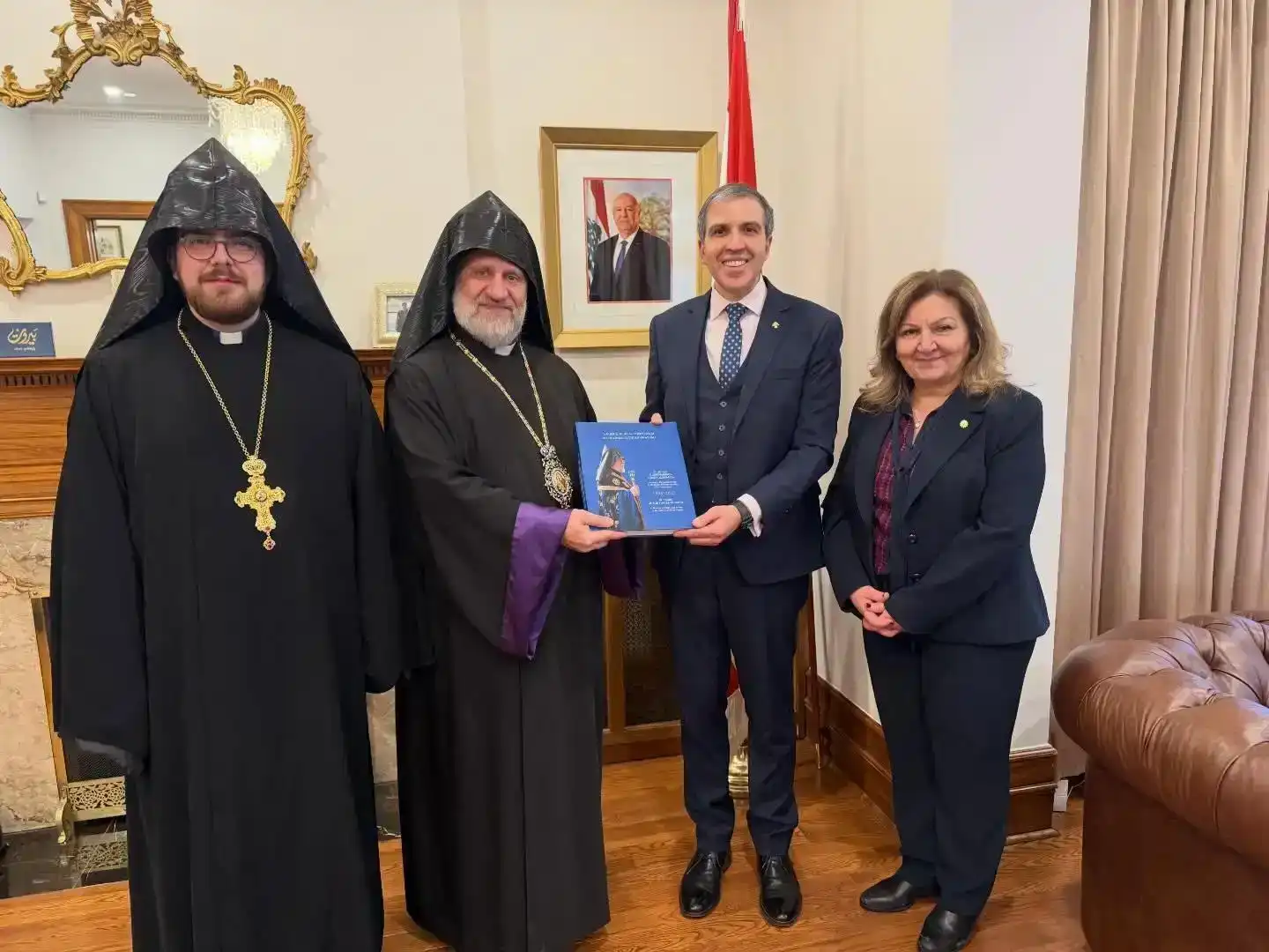 Մոնթրէալ. Գերշ. Տ. Բաբգէն արք.ի այցը՝ Լիբանանի նորանշանակ դեսպանին 