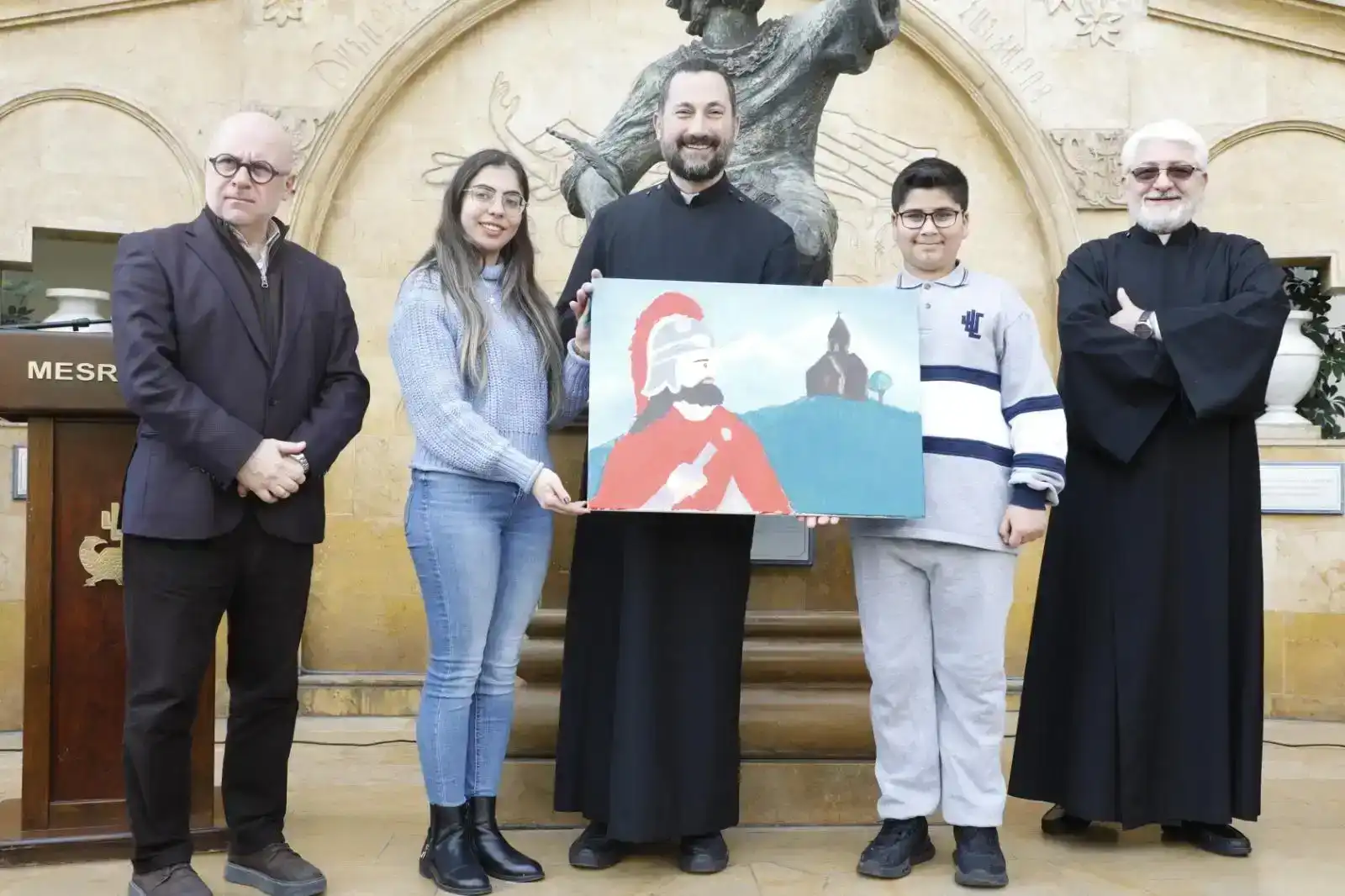 Վարդանանց տօնակատարութիւնը Մեսրոպեան բարձրագոյն վարժարանին մէջ       