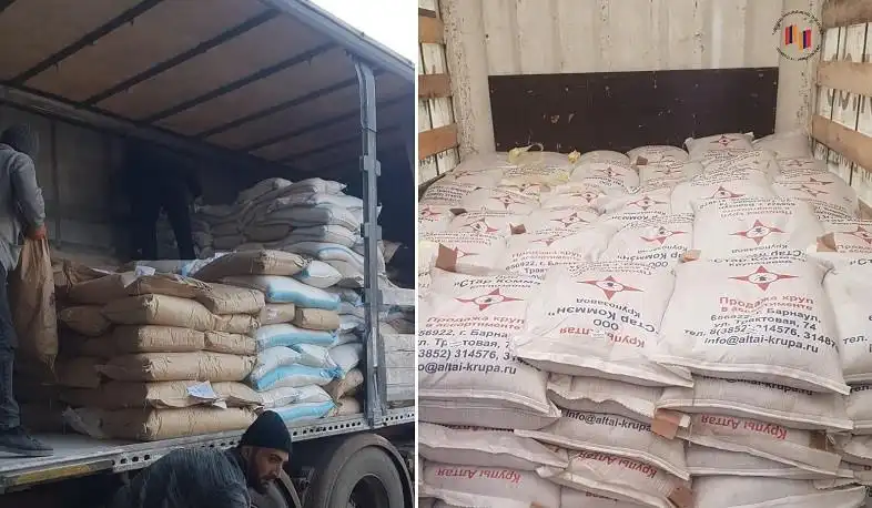 «Հայաստան» հիմնադրամի 100 տոննա մթերքը՝ Արցախին