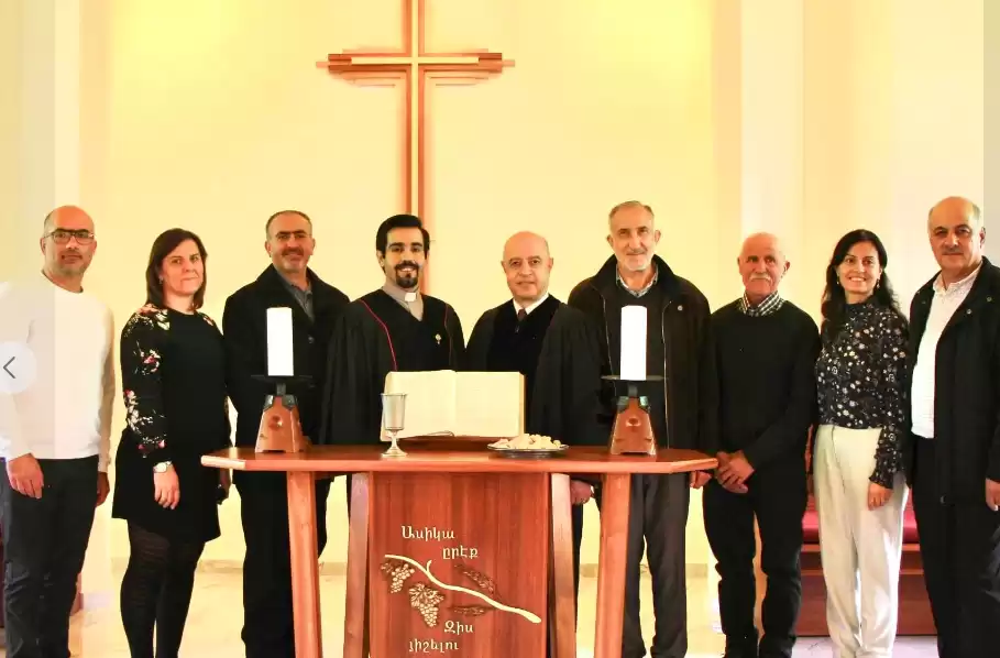    Այնճարի մէջ. Պաշտամունքի համար վերաբացուած է Հայ Աւետարանական Եկեղեցին (Լուսանկարներ)