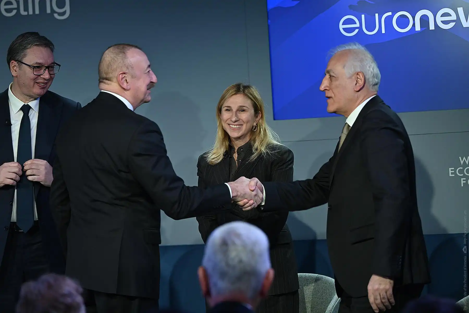 Խաչատուրեան Ալիեւի հետ փանելային քննարկման անդրադարձած է խաղաղութեան գործընթացին