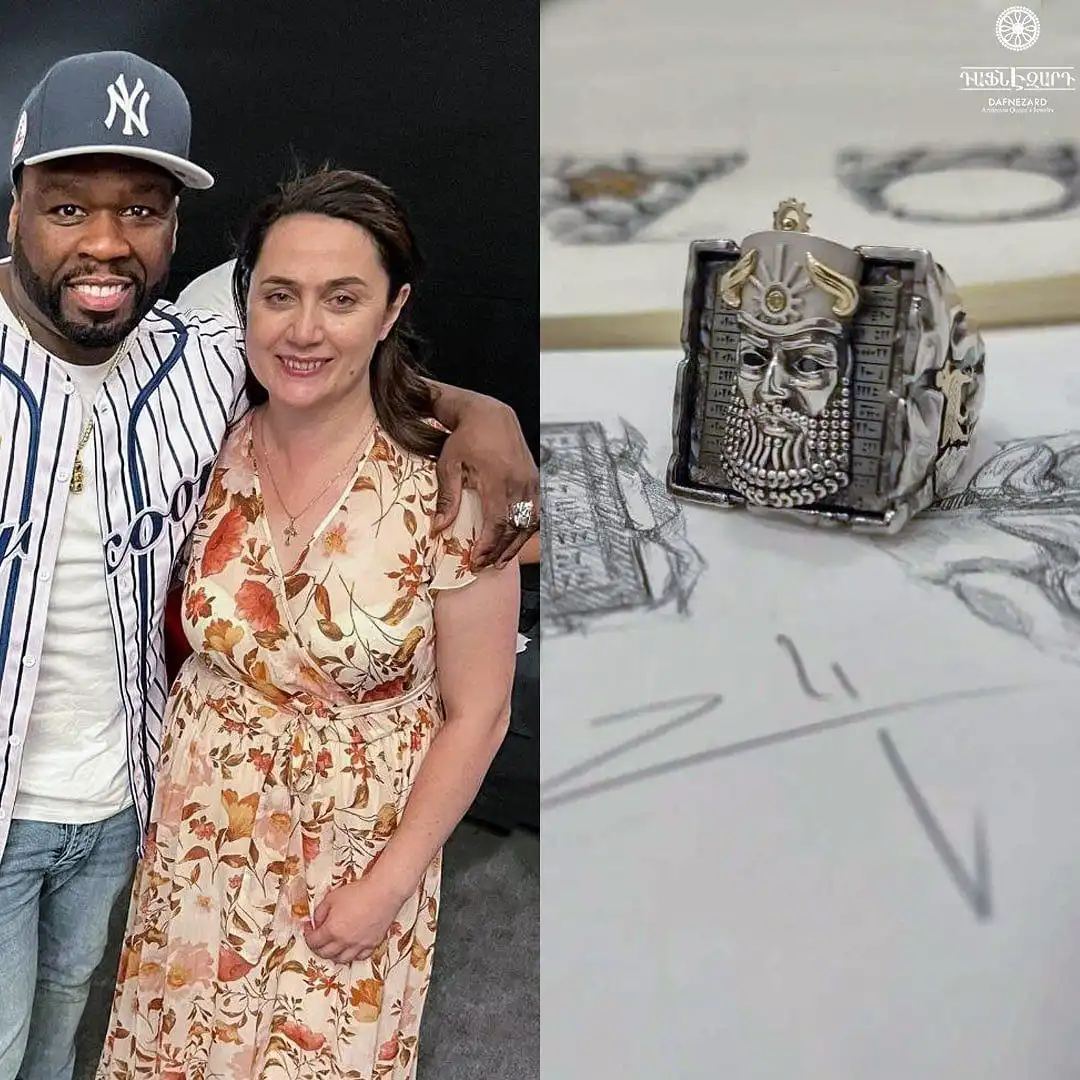  50 Cent-ը կրելու է հայկական արքայական մատանի. Լուսանկար