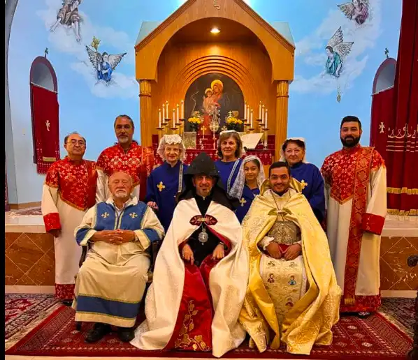   ԱՄՆ Գտնուող Գերշ. Տ. Նարեկ եպս. պատարագած է Պոկա Ռատոն քաղաքին մէջ 