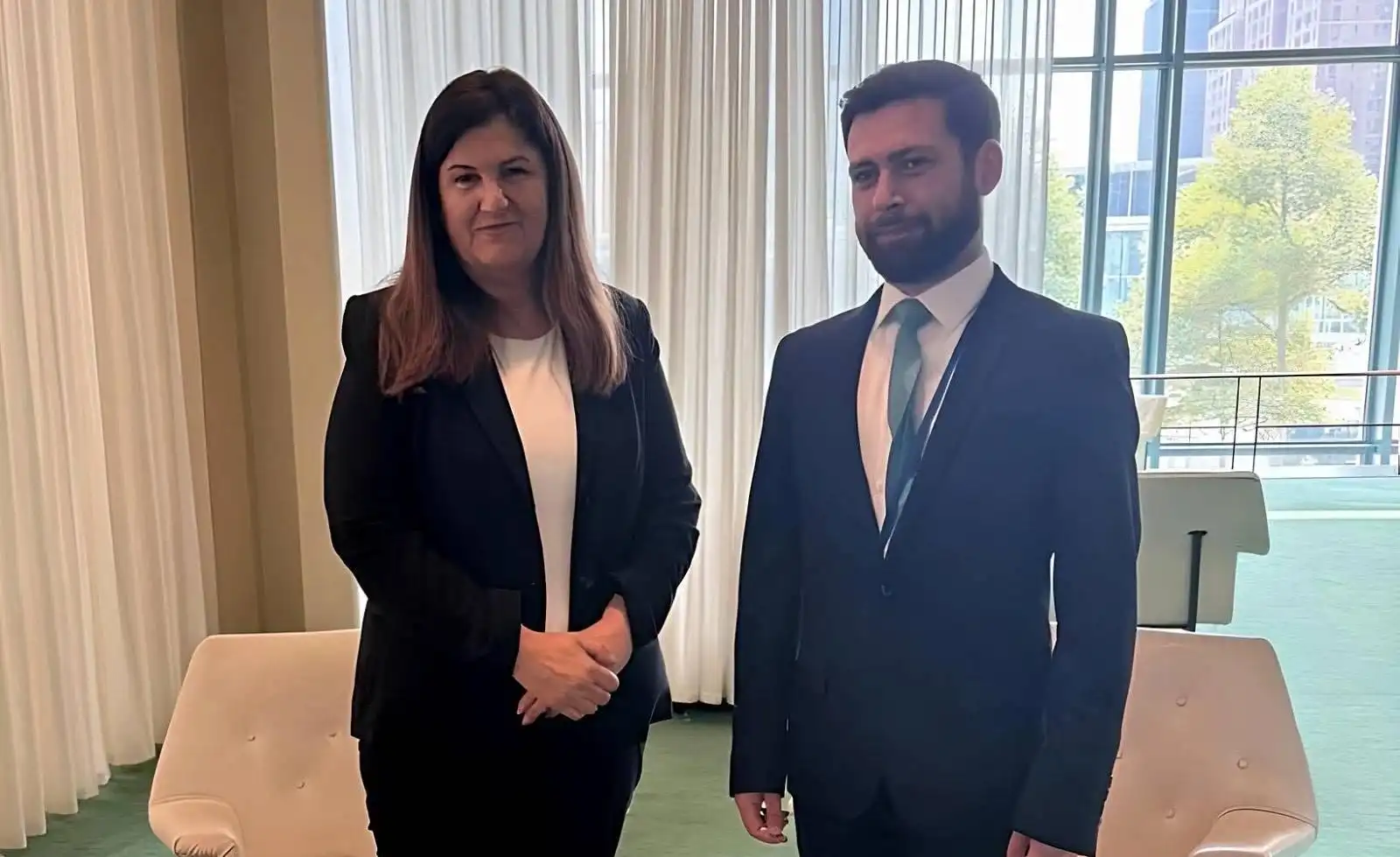Նիւ Եորք. Կոստանեան Պաղեստինի հայուհի Արտաքին գործոց նախարարին հետ Կովկասեան իրավիճակը քննարկած  է