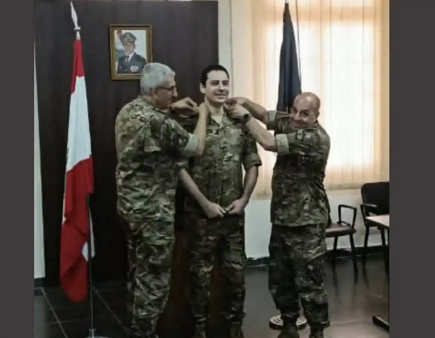 Փոխգնդապետի աստիճան՝ Պէյրութի զինուորական հիւանդանոցի մուսալեռցի բժիշկին