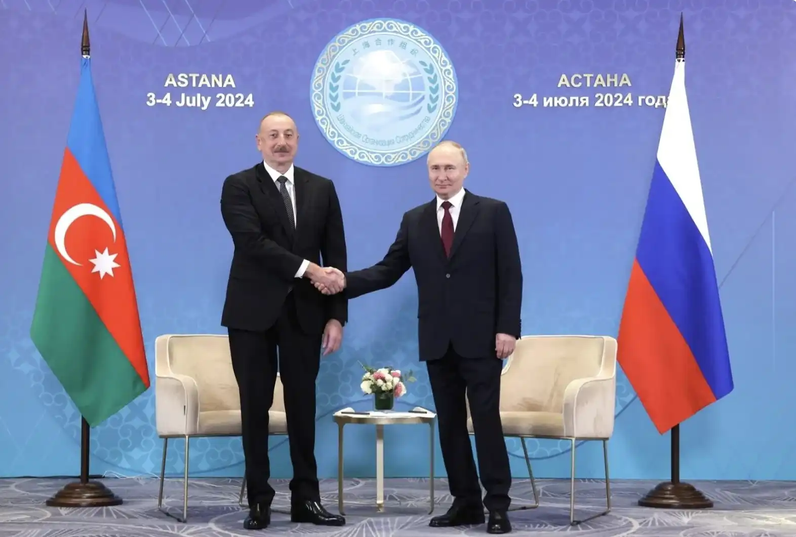 Փութին եւ Ալիեւ քննարկած են երկկողմ եւ միջազգային օրակարգի հարցեր