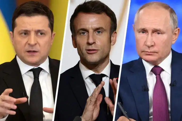 Զէլէնսքին ստիպուած է բանակցելու. Մաքրոն