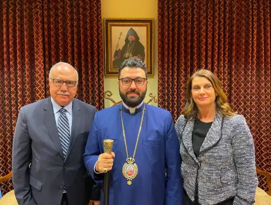 Ամերիկահայ   բարերարներ Աբրահամ եւ Նորա Թաշճեաններու նեցուկը՝   Մեծի Տանն Կիլիկիոյ Կաթողիկոսարանին 