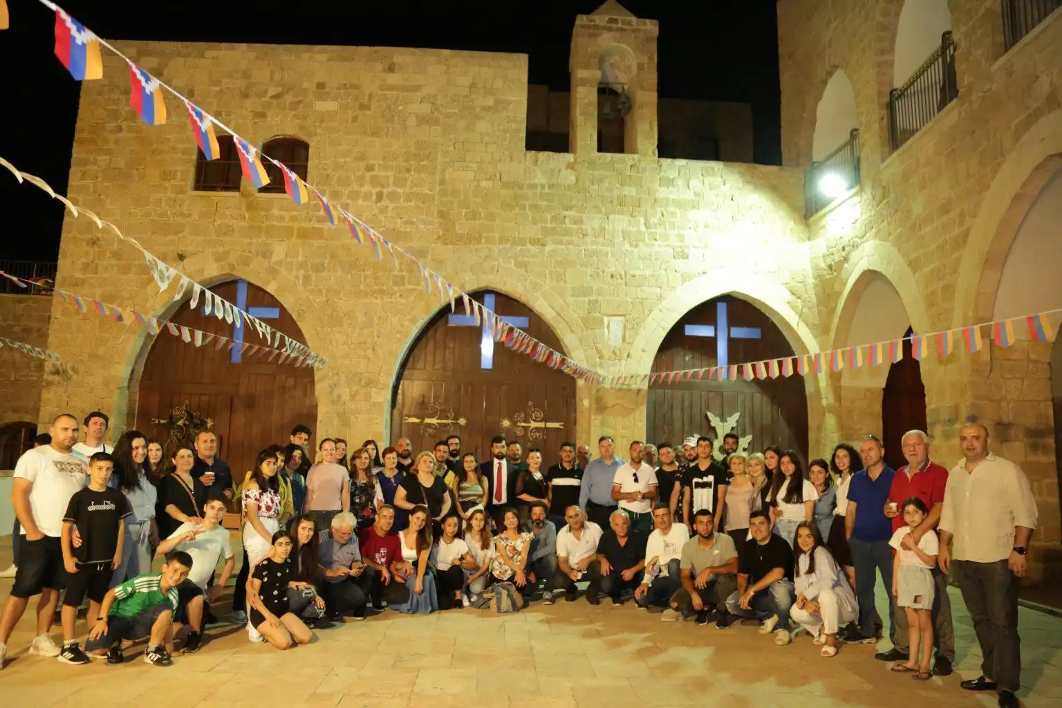 Պատերազմին վիրաւորուած  հայ զինուորները Եաֆայի մէջ 