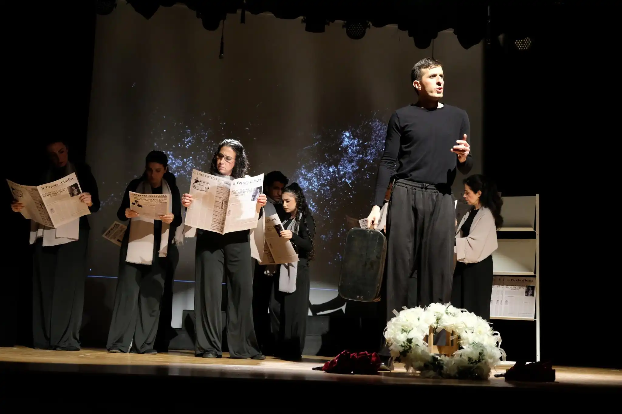 «Արեան հատուցում – Nemessis» թատերախաղի բեմելը
