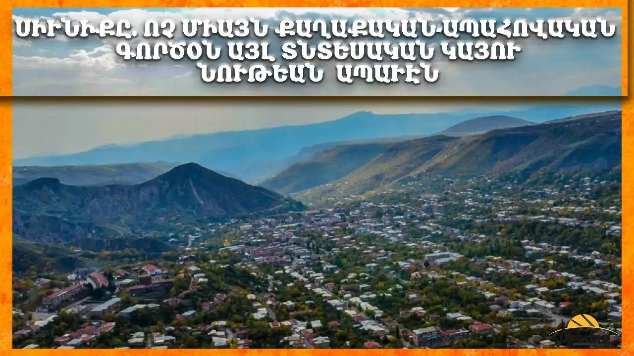 Սիւնիքի կարեւորութիւնը. Կարեւոր տուեալներ նաեւ տնտեսութեան տեսակէտէ  