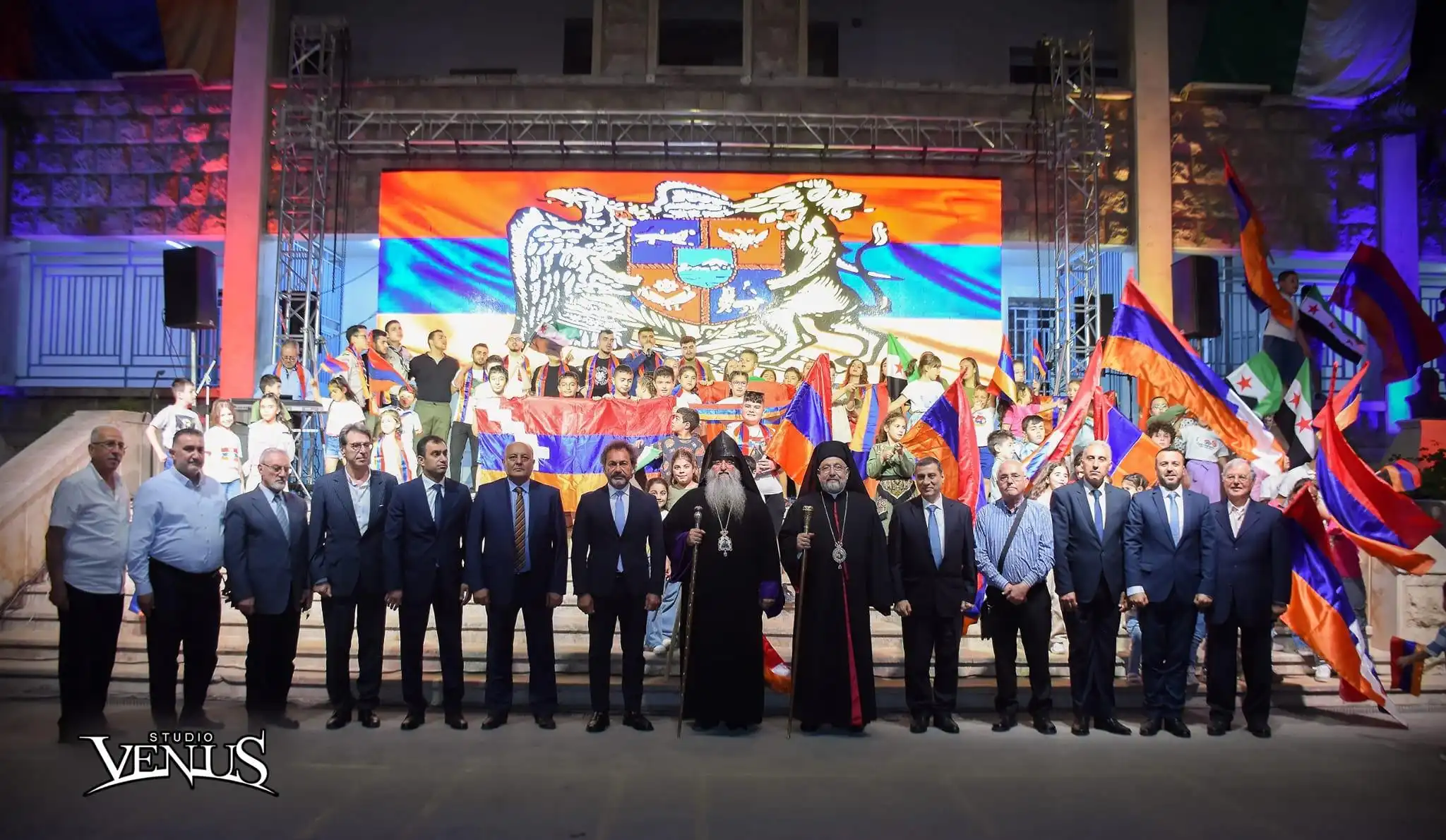 Հալէպ. Հայաստանի Ա. Հանրապետութեան հռչակման 107-ամեակին նուիրուած ժողովրդային տօնակատարութիւն